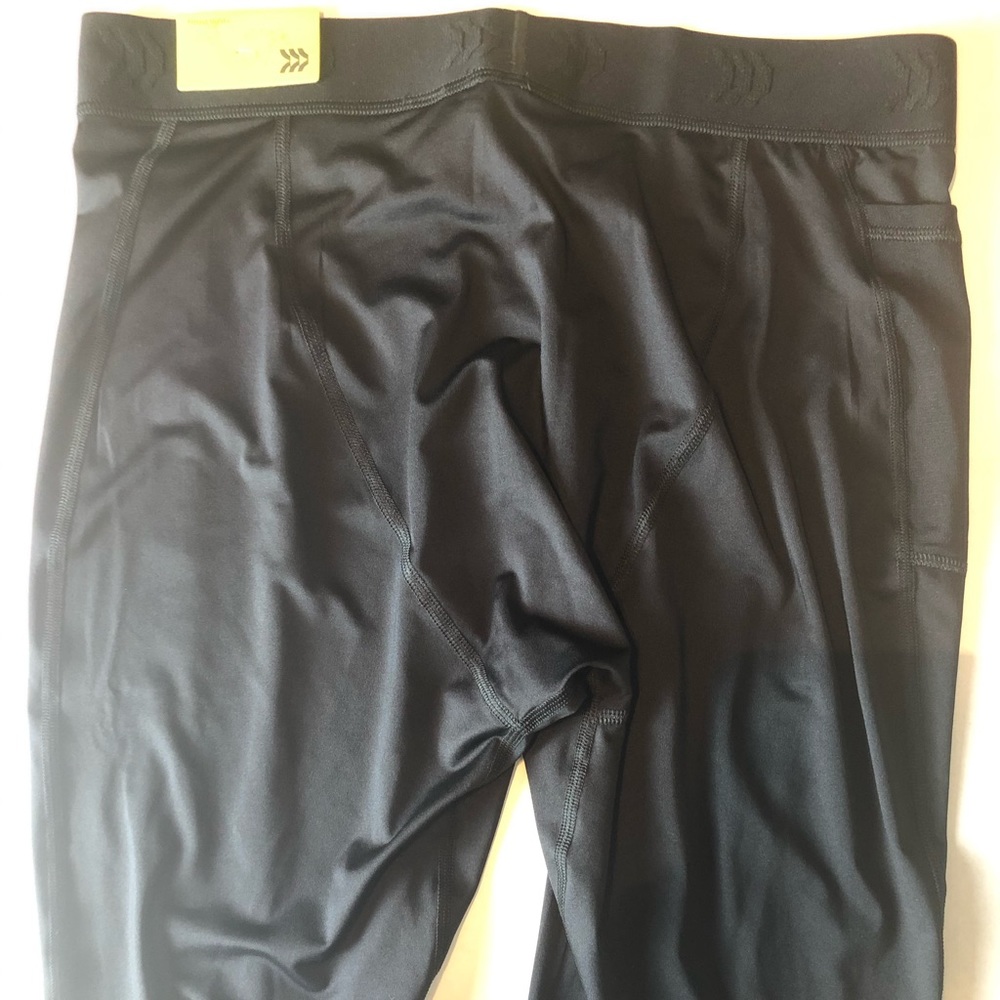All In Motion Men’s base layer fitted tights-Black-XXL